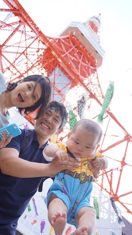 東京タワー　こいのぼり　鯉のぼり　333 さんま　目黒